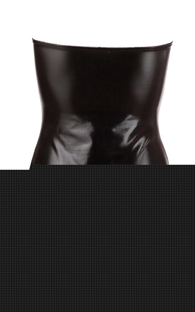 Sukienka wet look halter Cottelli PARTY czarna L