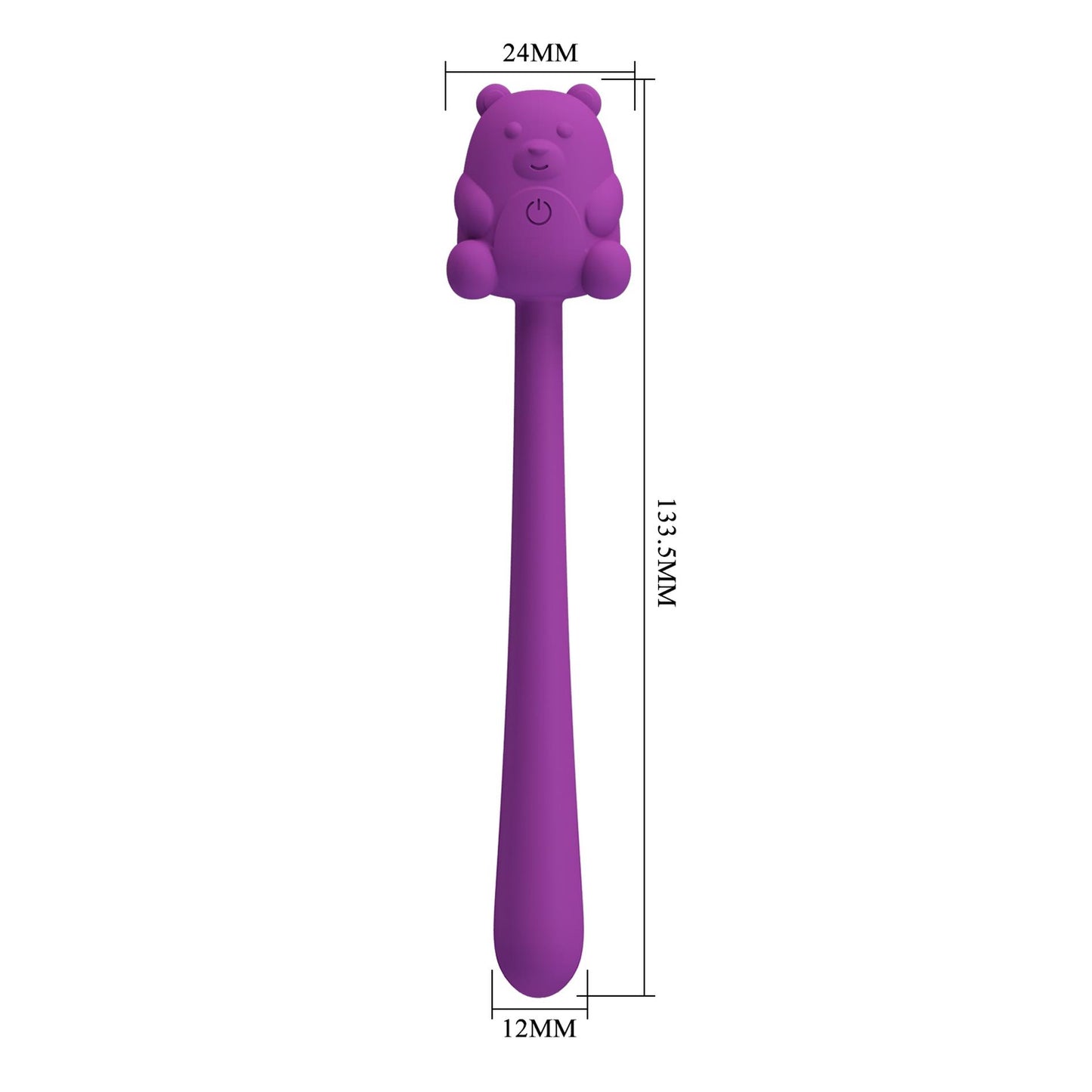 Stymulator łechtaczki Pretty Love Cute Bear silikonowy 7 wibracji USB