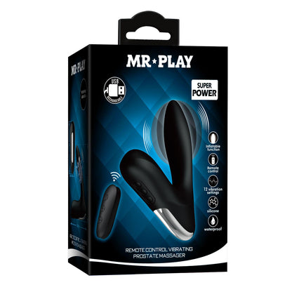 Nadmuchiwany wibrujący masażer prostaty Mr. Play z pilotem