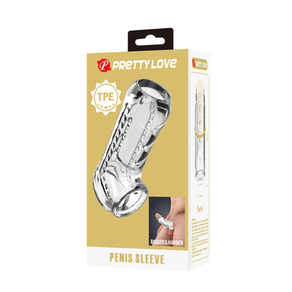 Pretty Love Penis Sleeve – Clear Long