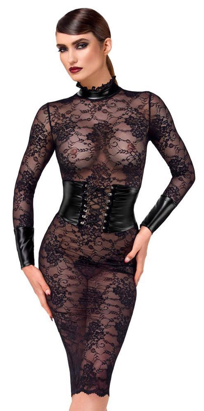 Noir Dress Lace L