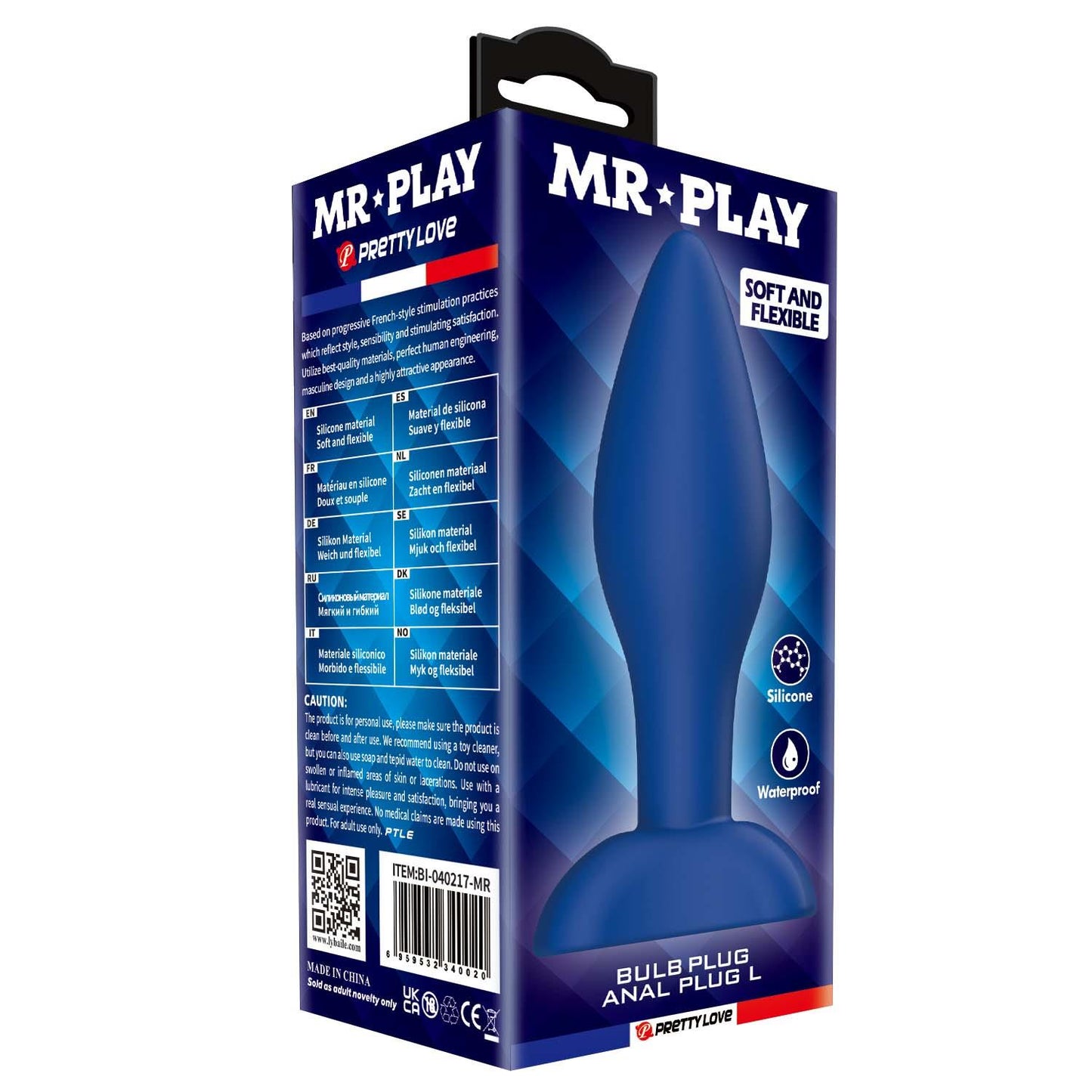 Korek analny silikonowy Mr. Play Bulb L