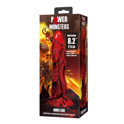 Dildo silikonowe falowane Minotaur Power Monsters 21 cm
