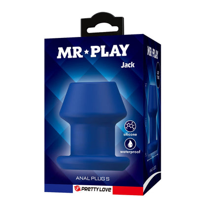 Korek analny niebieski pusty silikonowy Mr. Play Jack S