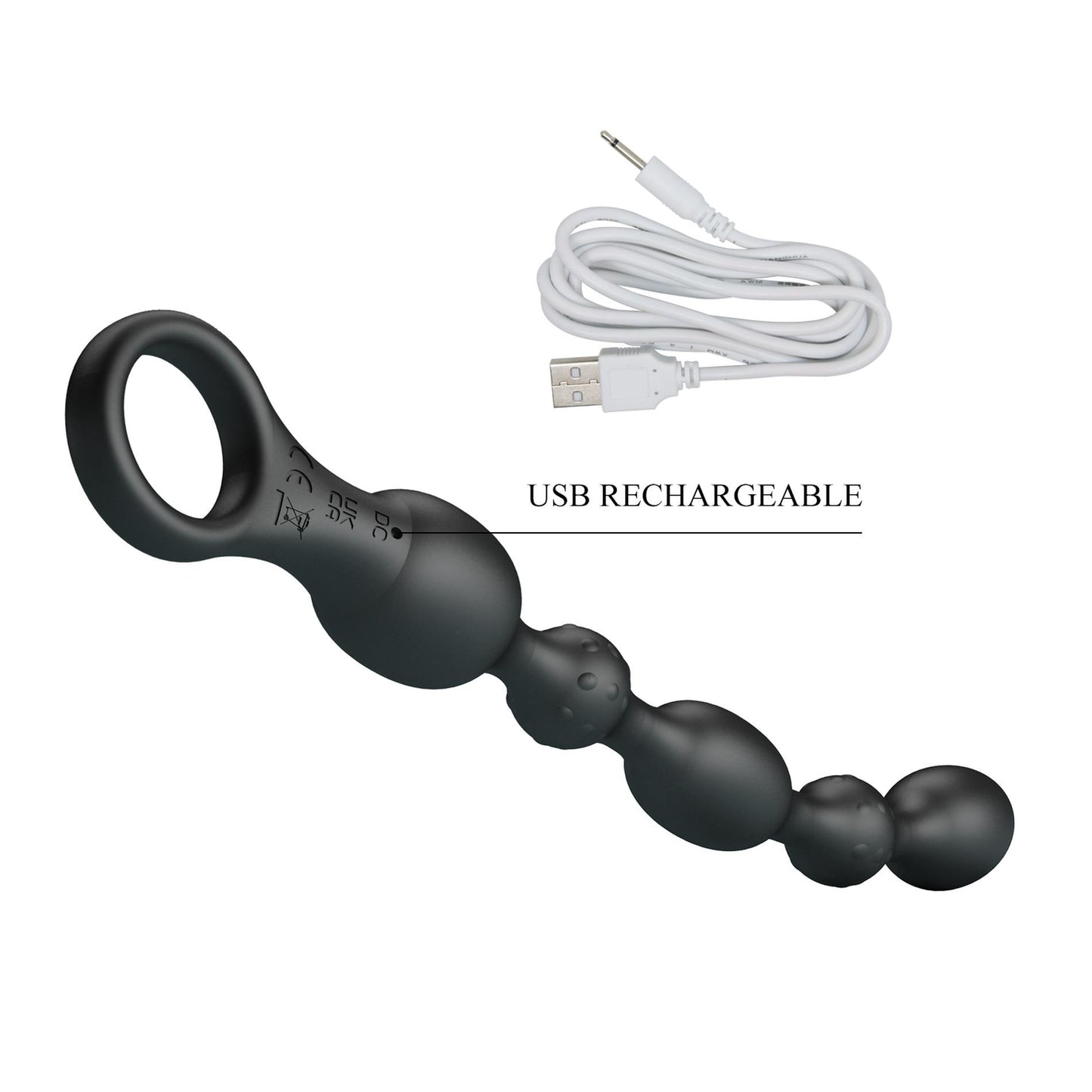 Wibrator analny koralikowy Pretty Love Van silikonowy 10 trybów USB