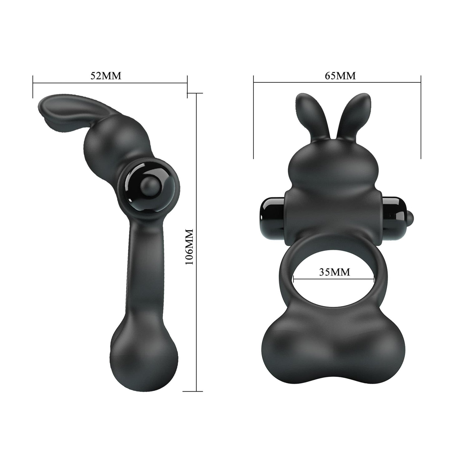 PRETTY LOVE - Vibrate Penis Ring YUSUF 10 functions