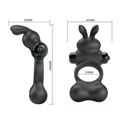 PRETTY LOVE - Vibrate Penis Ring YUSUF 10 functions