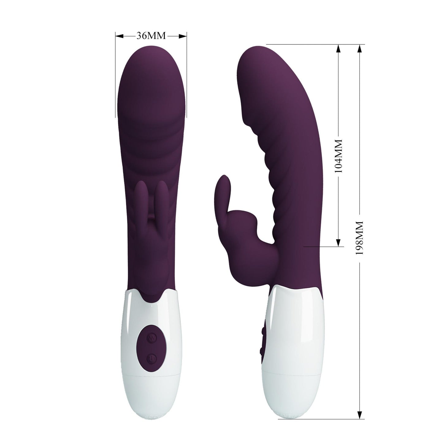 PRETTY LOVE - Naughty Bunny 30 functions Dark Purple