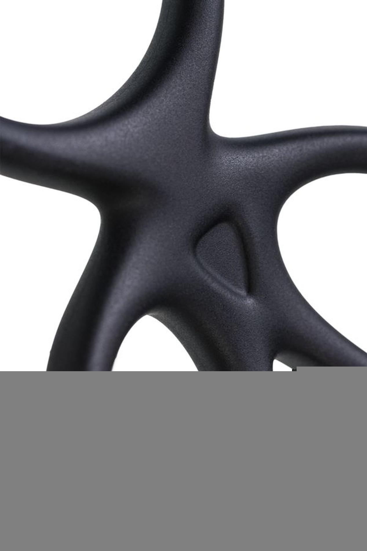 A-TOYS Triple penis ring KRAKEN, silicone, black, 10 cm