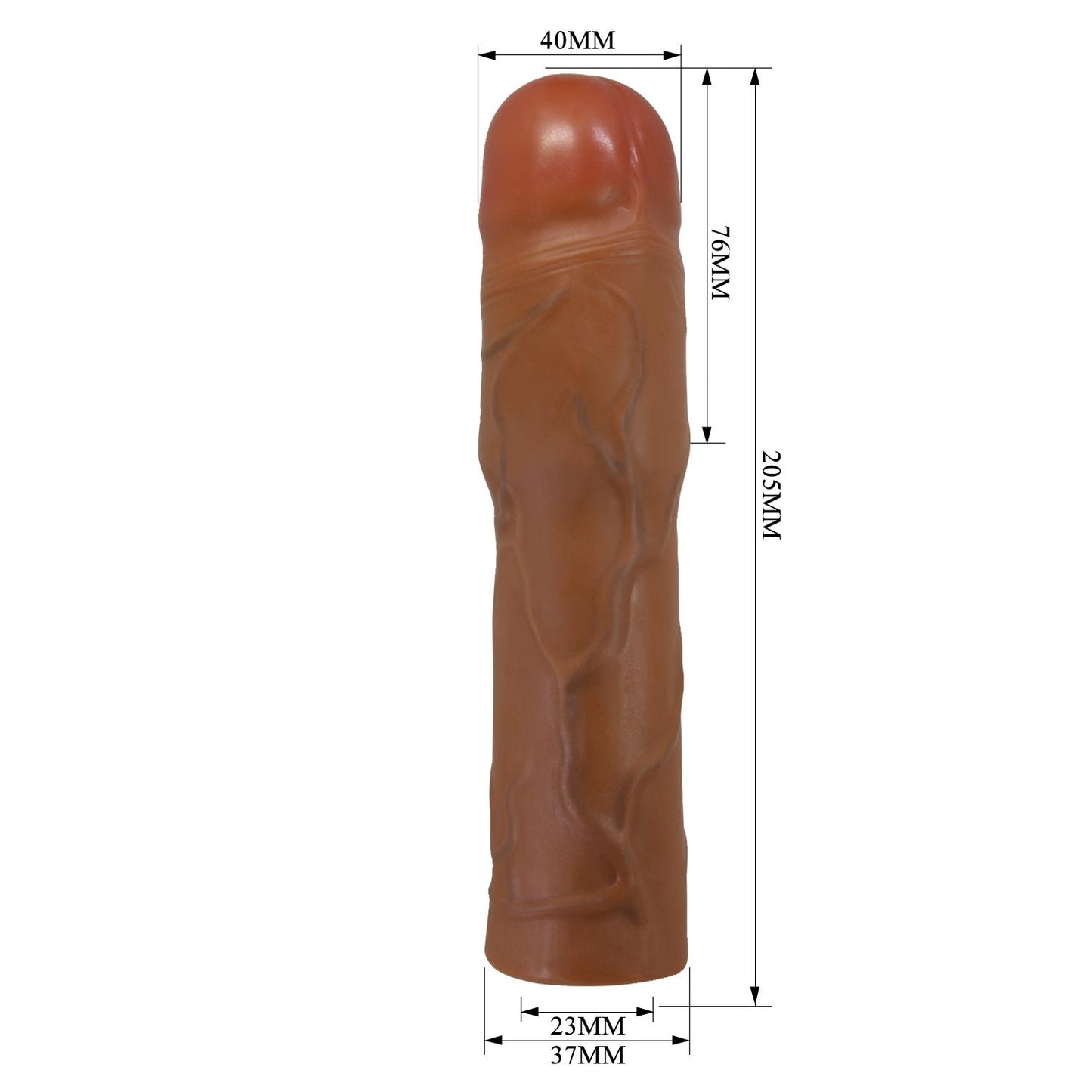 Przedłużka powiększająca penisa Pretty Love Kylian realistyczna 8 cm