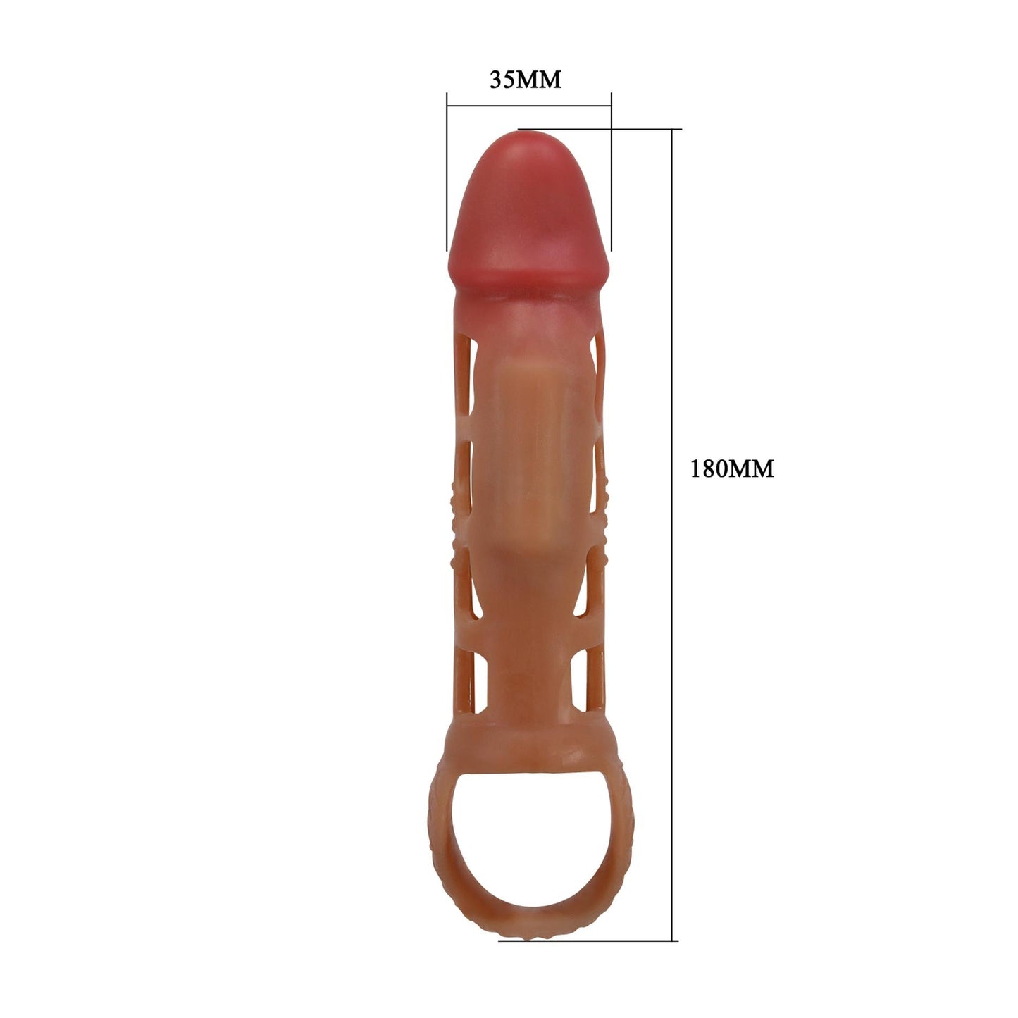 Przedłużka na penisa Pretty Love Preston 18 cm TPR