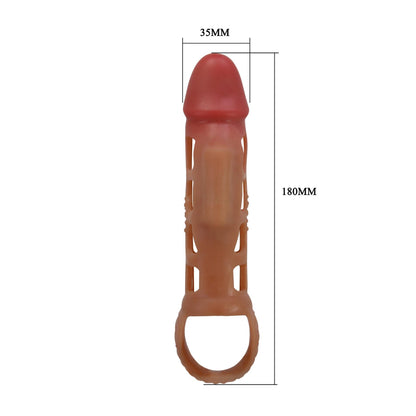 Przedłużka na penisa Pretty Love Preston 18 cm TPR