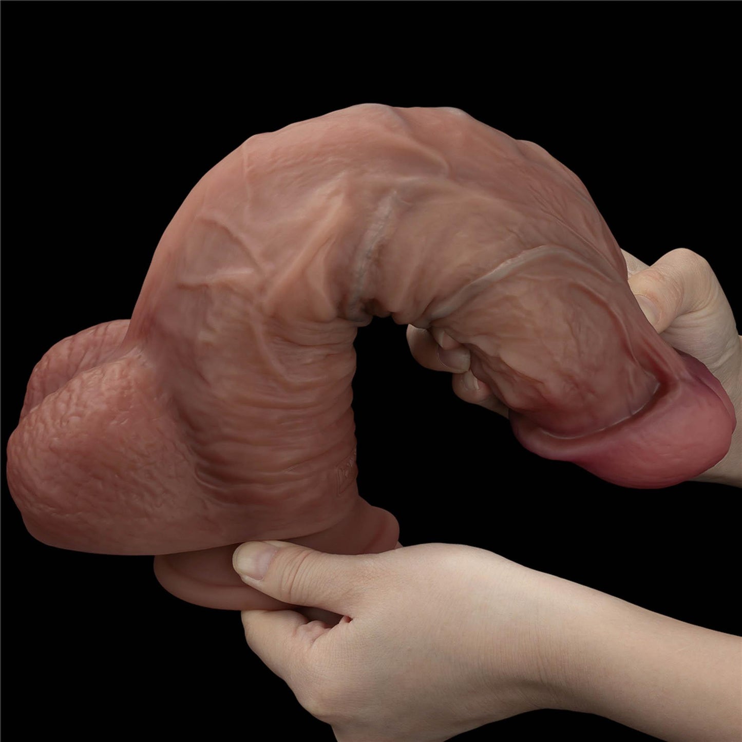 10.5'' Dual Layered Silicone Cock XXL