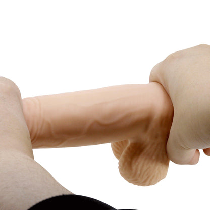 Dildo realistyczne Baile Sliding Skin cieliste 19 cm z przyssawką