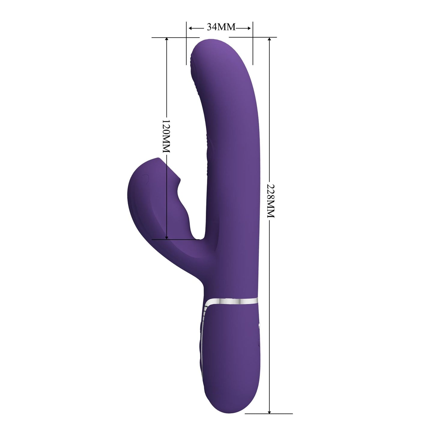 Wibrator króliczek Pretty Love silikonowy 14 funkcji USB