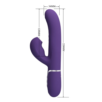 Wibrator króliczek Pretty Love silikonowy 14 funkcji USB