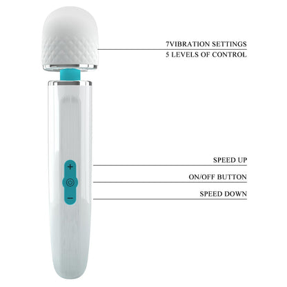 PRETTY LOVE - Aylins, 7 vibration functions 5 levels of speed control, Silicone ABS, USB rechargeable