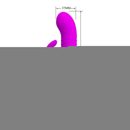 PRETTY LOVE - Coale Twinkled Tenderness Purple, 7 vibration functions 4 rotation functions 4 thrusting settings