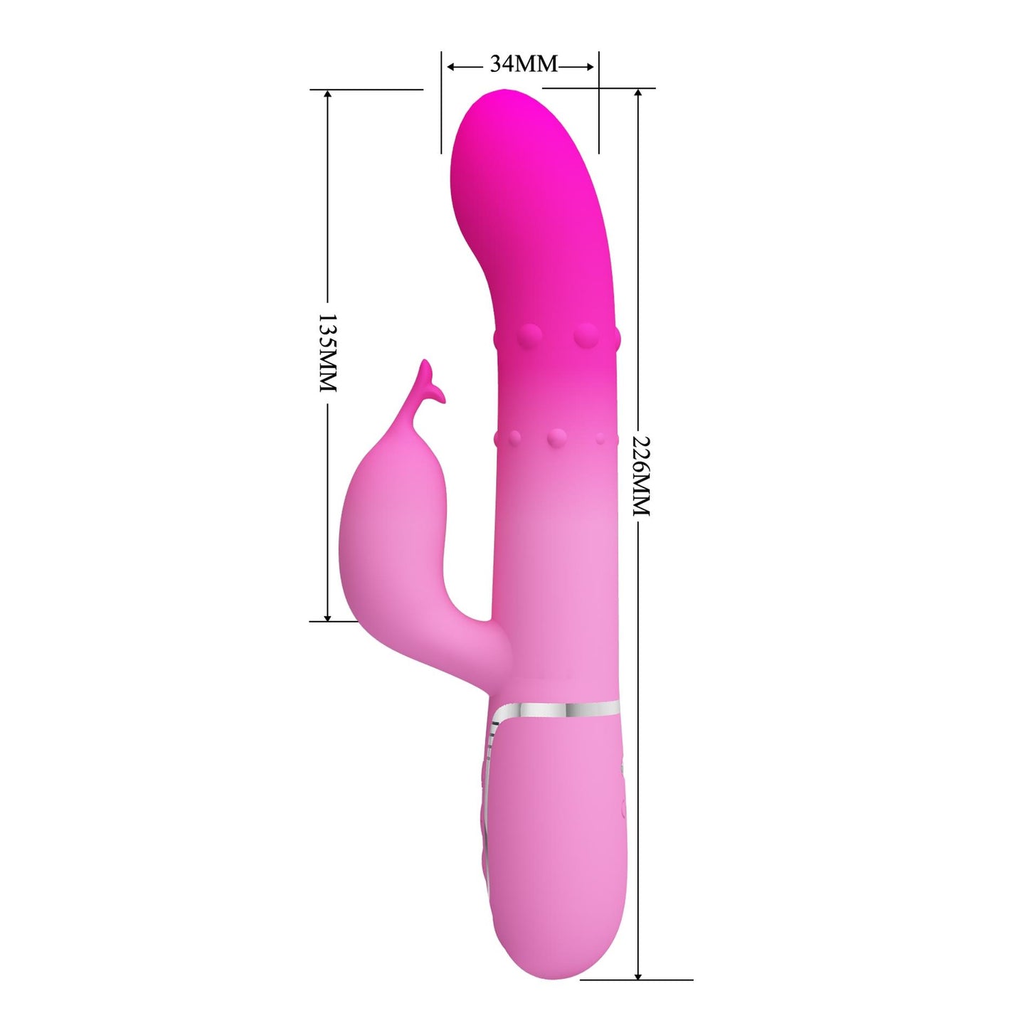 Wibrator króliczek Pretty Love Shima 7 wibracji 4 rotacje
