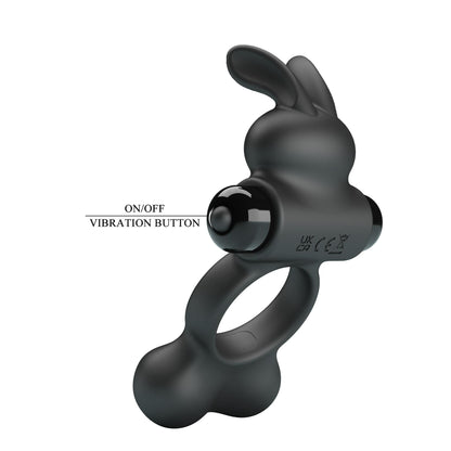 PRETTY LOVE - Vibrate Penis Ring YUSUF 10 functions