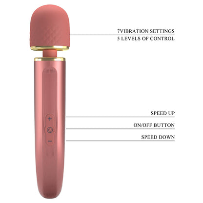 Masażer wibracyjny Pretty Love 7 funkcji czarny