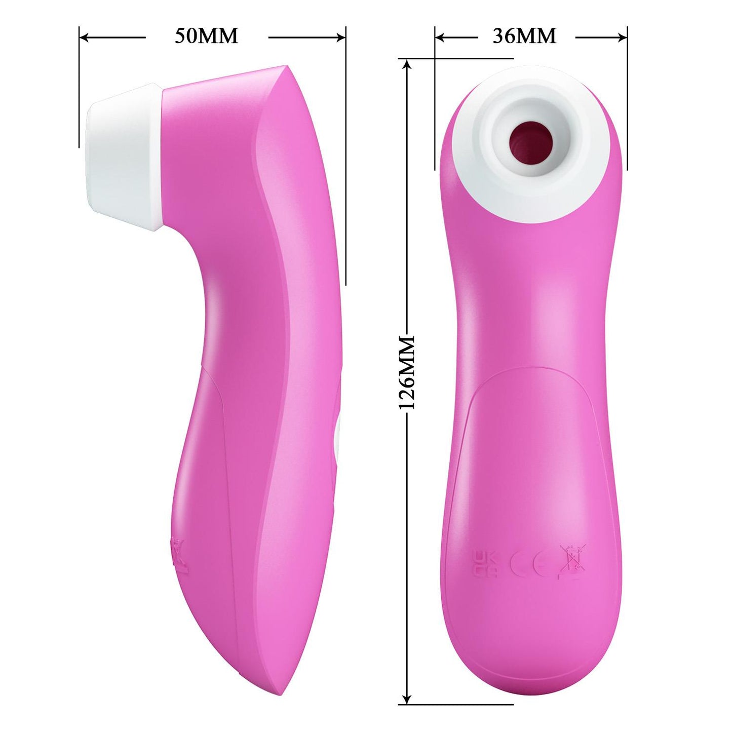 Stymulator ssący łechtaczki Breeze Romance różowy kompaktowy