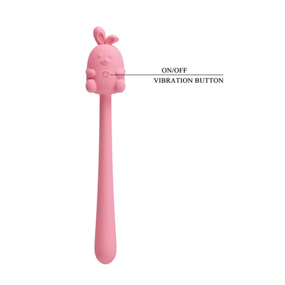 Stymulator łechtaczki Pretty Love Cute Bunny silikonowy USB 7 wibracji