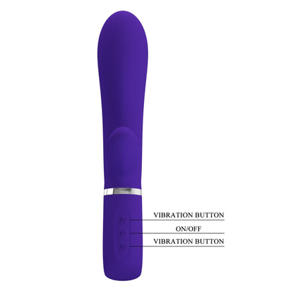 Wibrator króliczek punktu G Pretty Love Thomas fioletowy USB