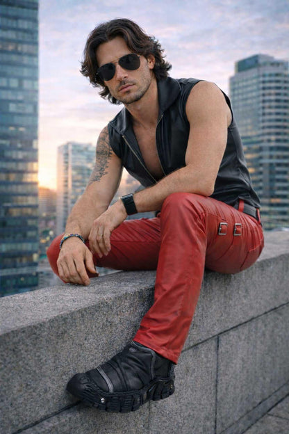 RMTommaso002 - red trousers - M