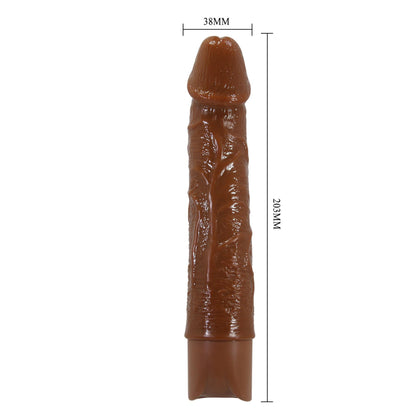 Realistyczny wibrator dildo Pretty Love Osric brązowy USB