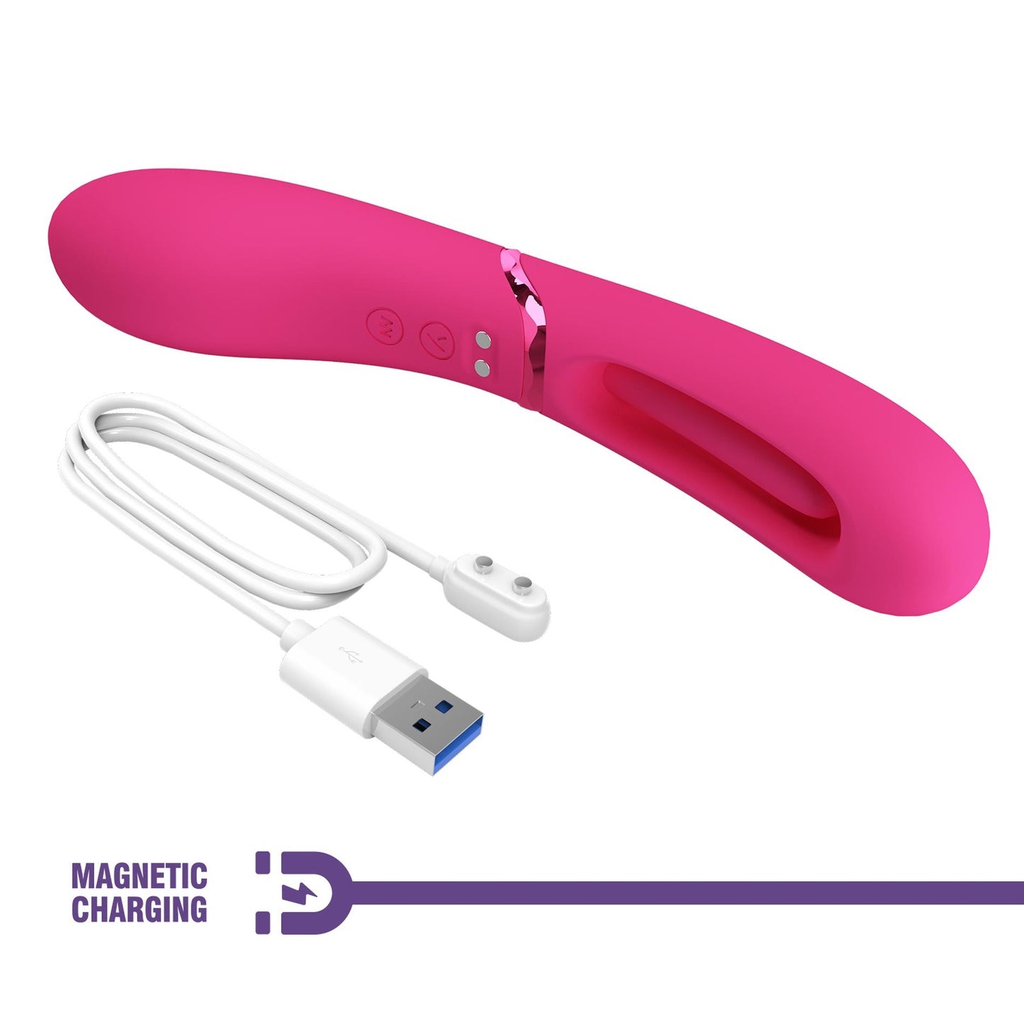 Wibrator punktu G Romance Lexie 7 wibracji 4 kołysania USB
