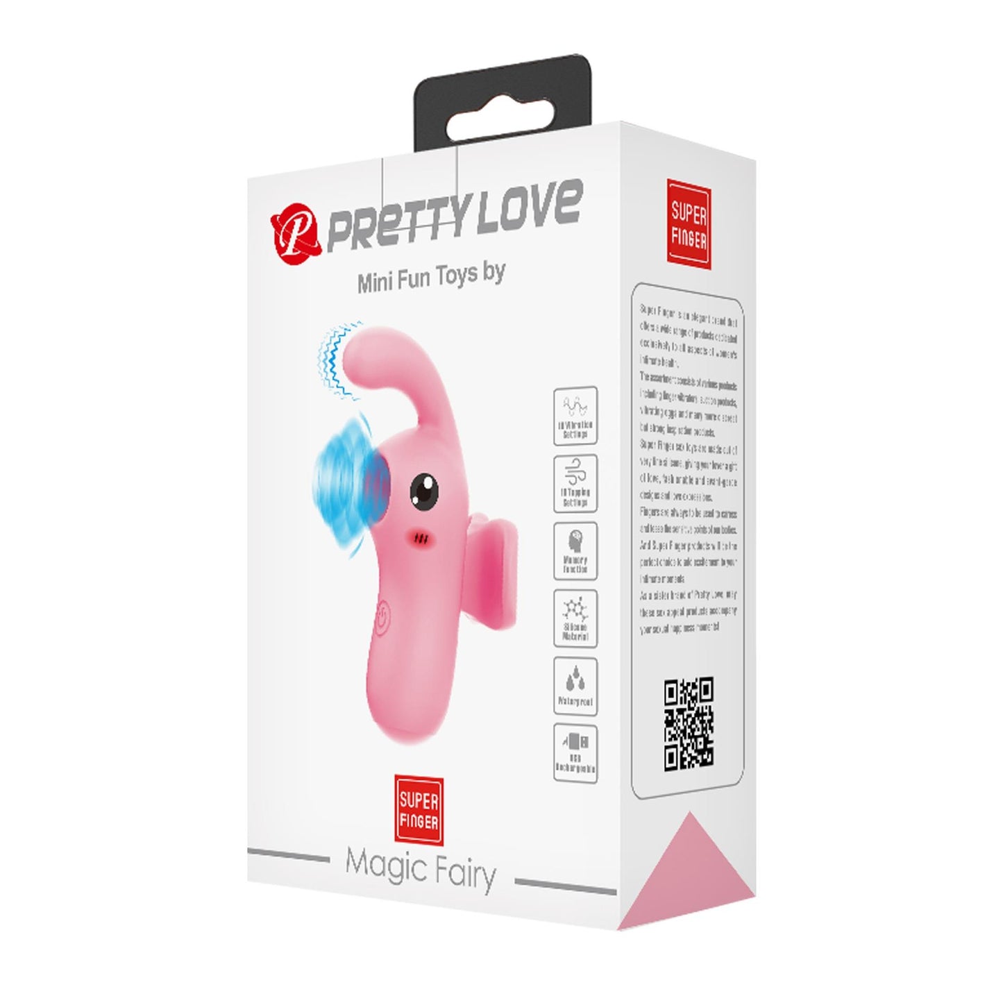 Wibrator palcowy Magic Fairy Pretty Love podwójna stymulacja