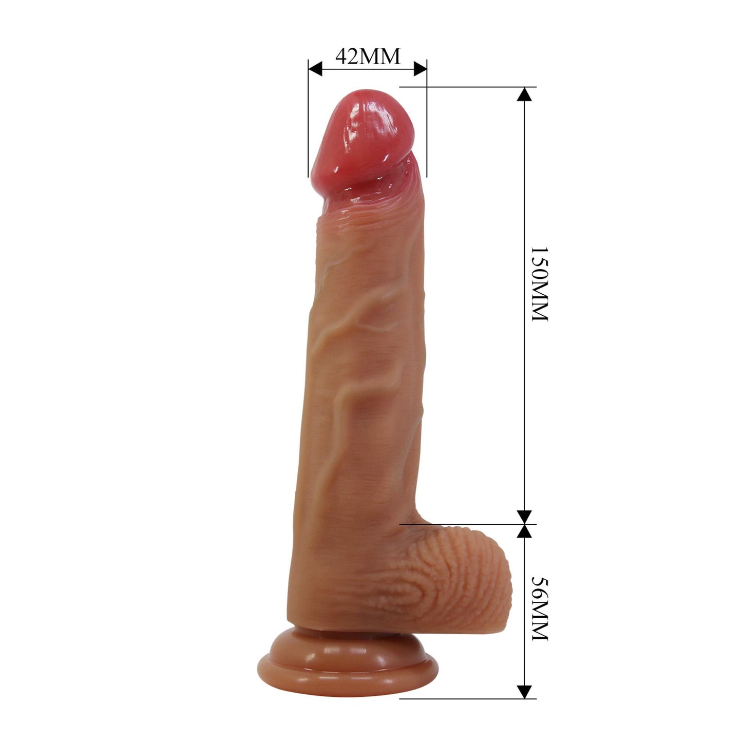Strapon silikonowy Pretty Love Wells realistyczny 16 cm