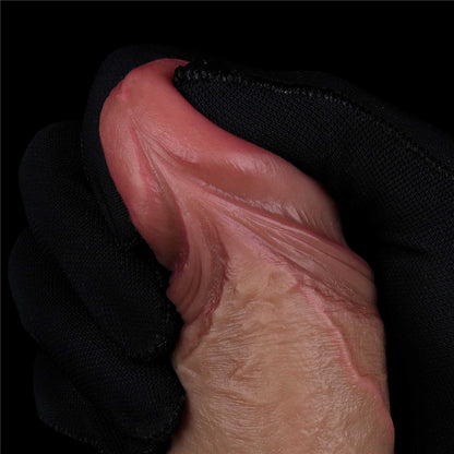 7.5'' Dual Layered Silicone Cock