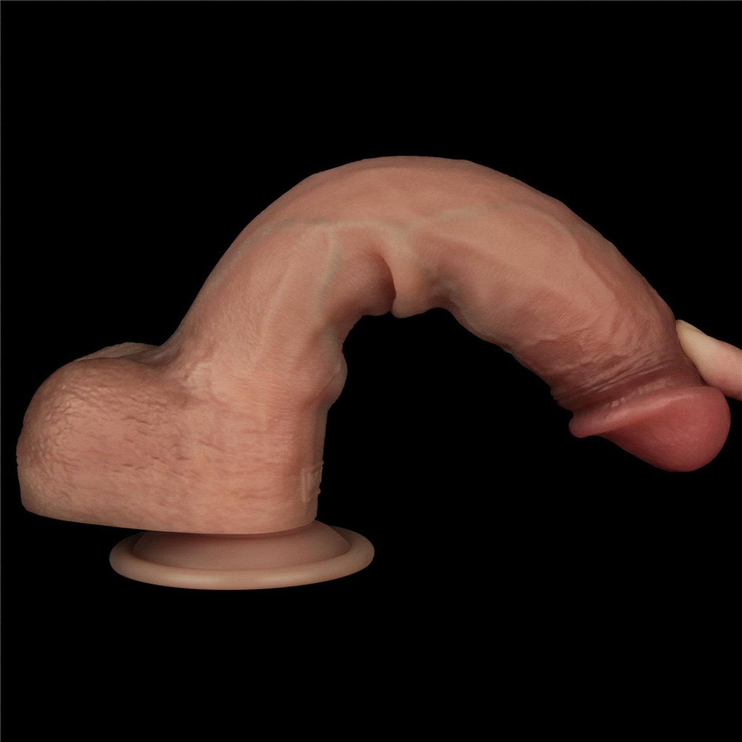 9'' Sliding Skin Pro Dual Layer Silicone Dong