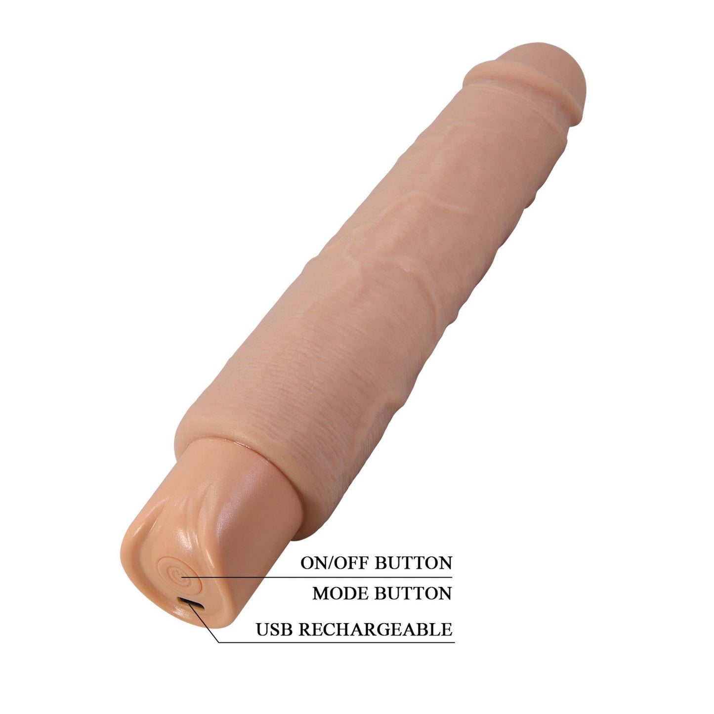 Realistyczny wibrator dildo Pretty Love Soren USB