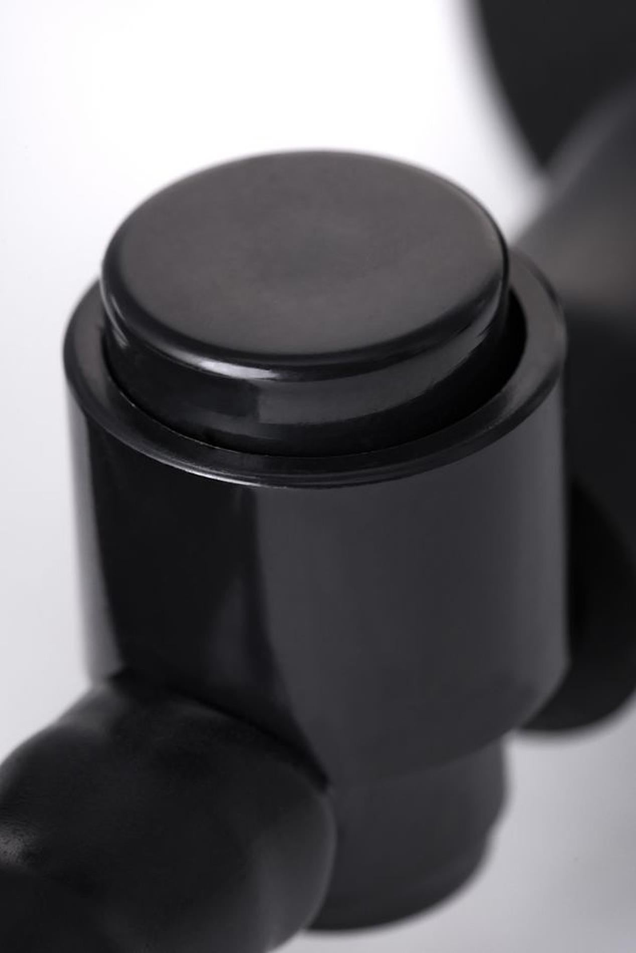 A-TOYS, Penis Pump, PVC, Black, 23.5 cm 3 cock rings included