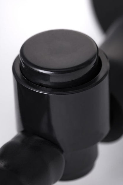 A-TOYS, Penis Pump, PVC, Black, 23.5 cm 3 cock rings included
