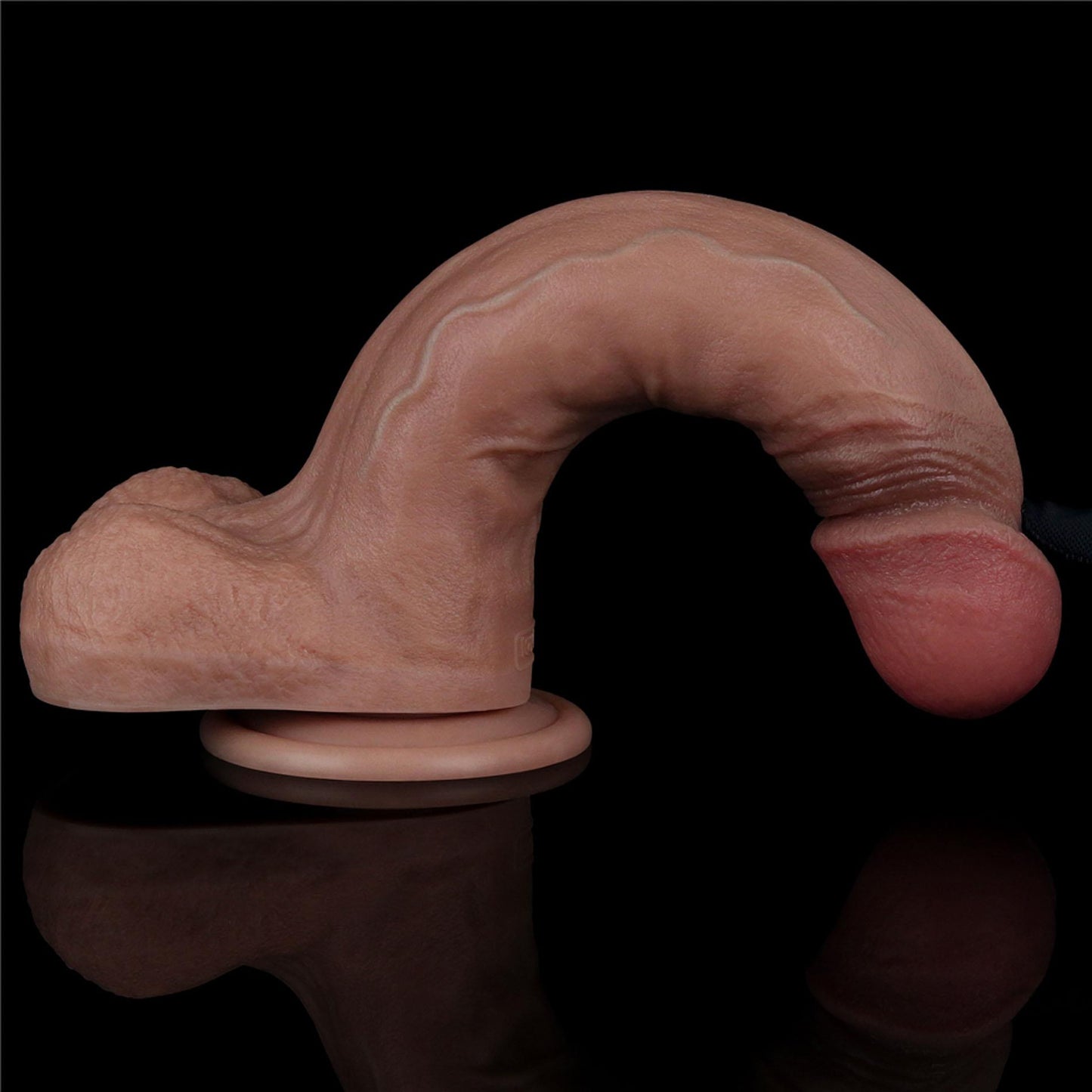 9'' Dual Layered Silicone Cock