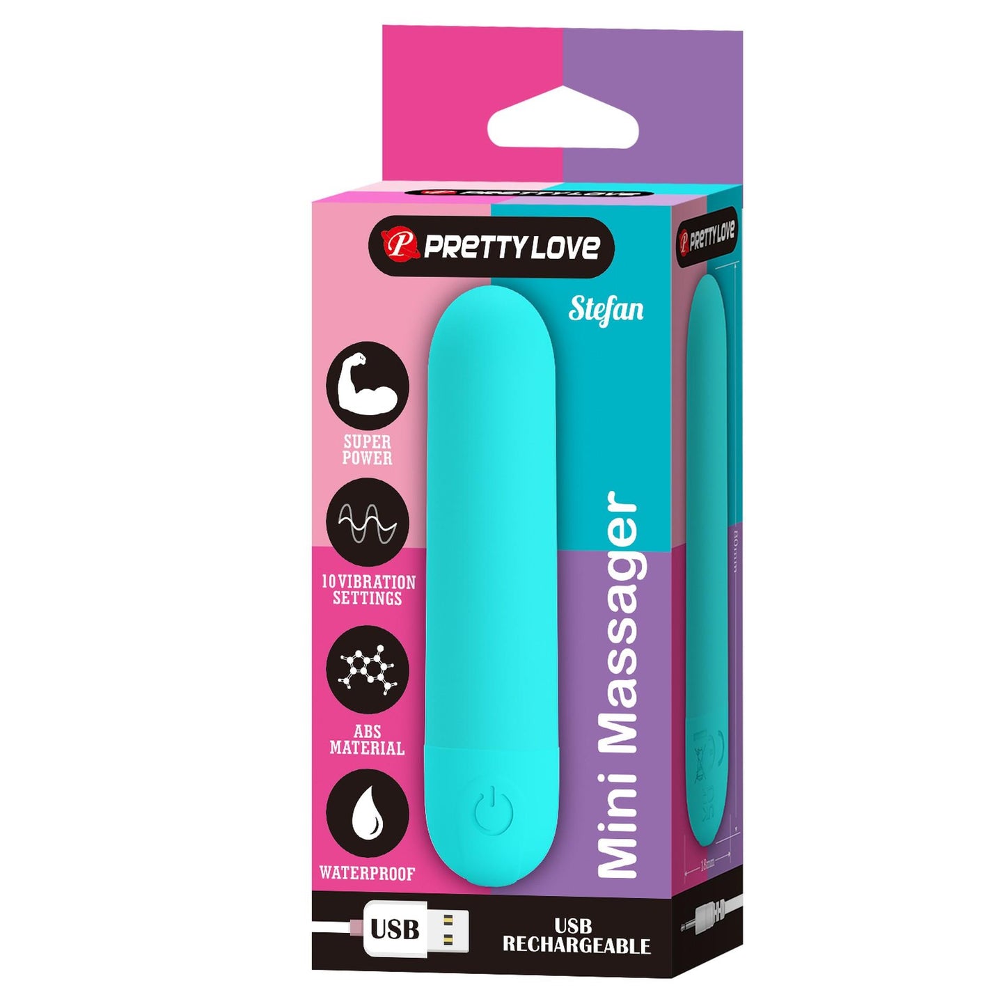 Mini wibrator Stefan Pretty Love 10 funkcji