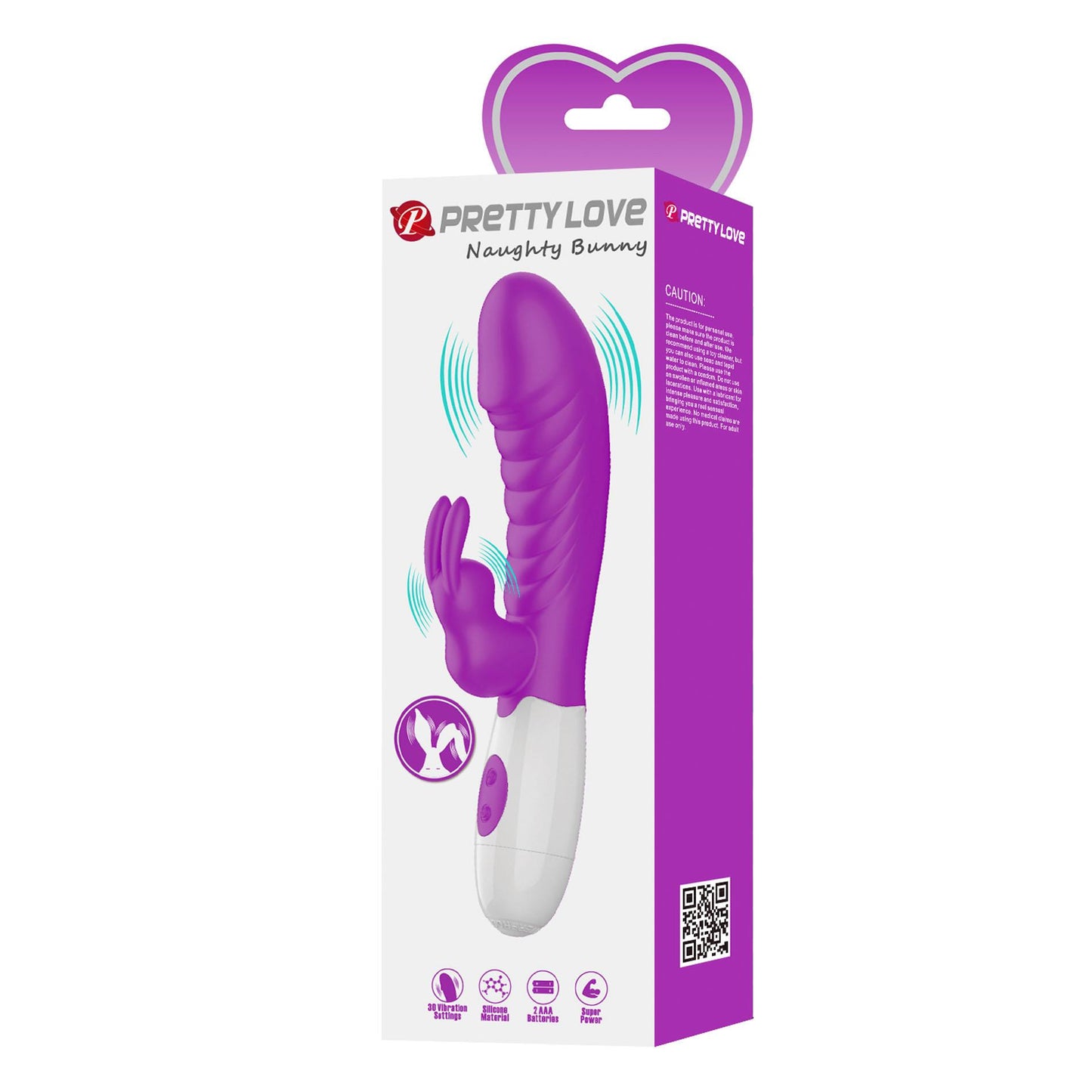 PRETTY LOVE - Naughty Bunny 30 functions Purple