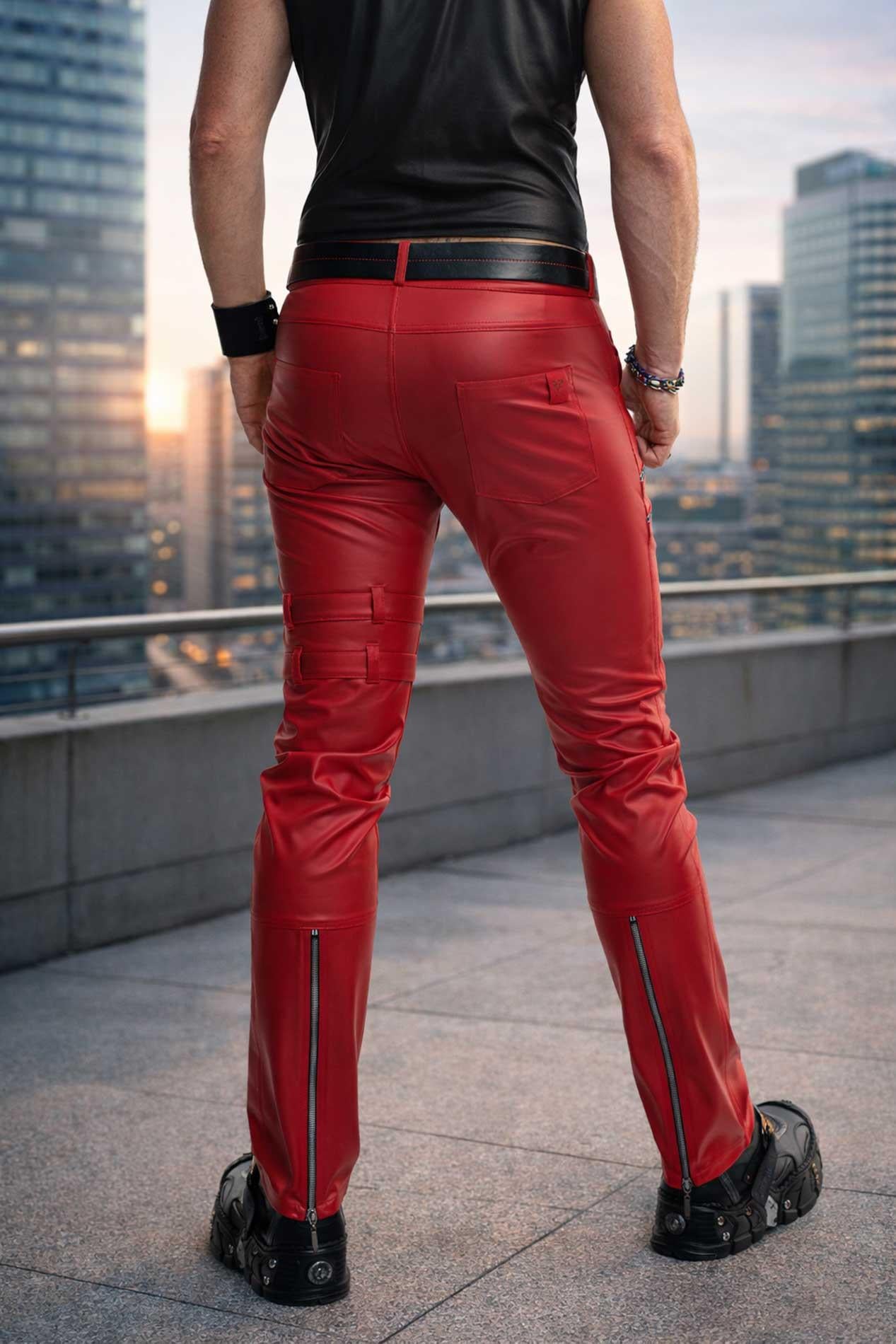 RMTommaso002 - red trousers - M