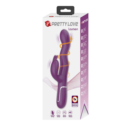Falujący Wibrator Królik Laursen Fioletowy