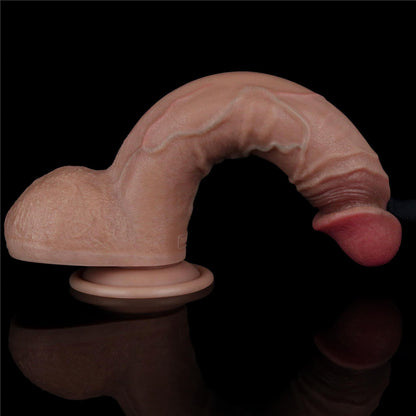 9'' Dual Layered Silicone Cock