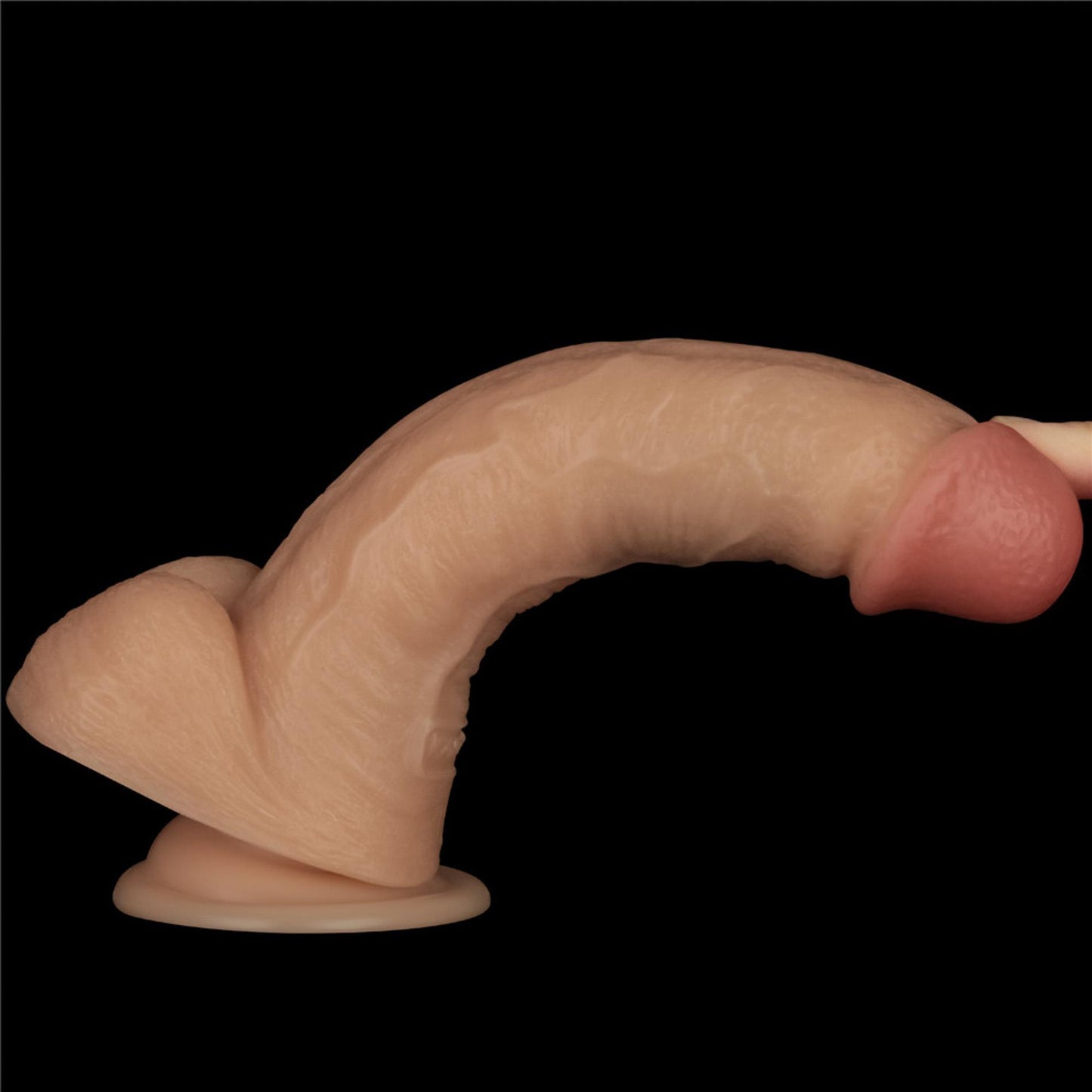 8'' Vibrating Power Basics Cock