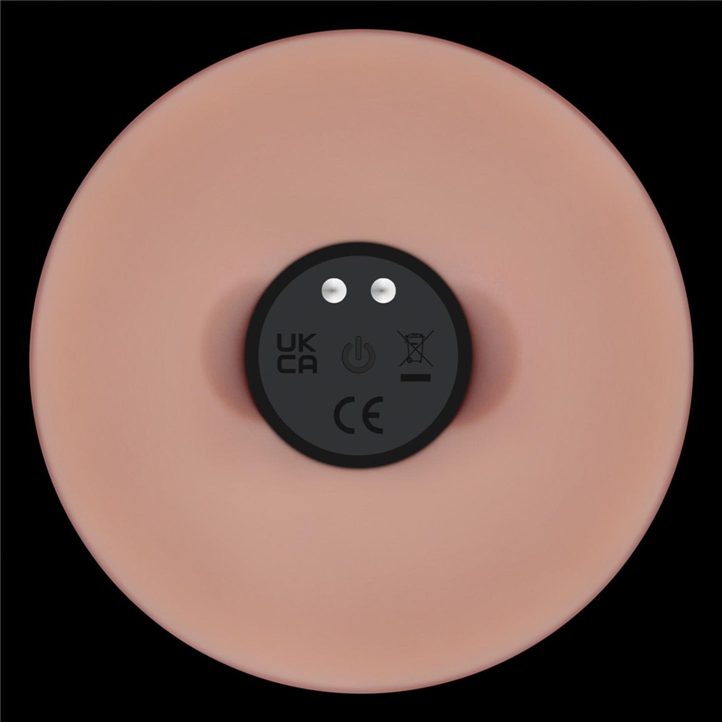 9" Vibrating Sliding Skin Pro II Dual Layer Silicone Dong