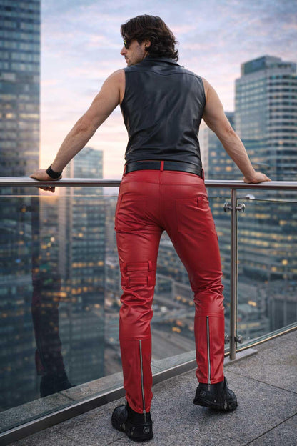 RMTommaso002 - red trousers - S