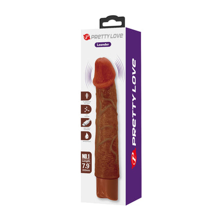 Realistyczny wibrator dildo Pretty Love Osric brązowy USB