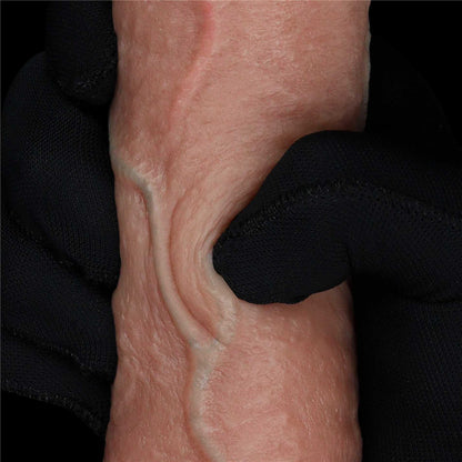 7.5'' Dual Layered Silicone Cock