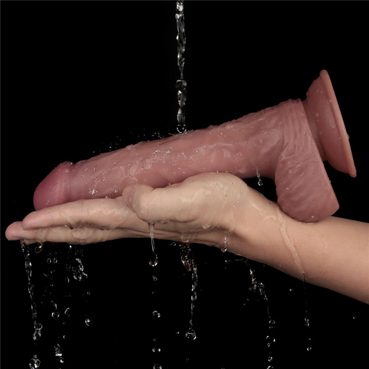 9'' Vibrating Dual Density Power Cock
